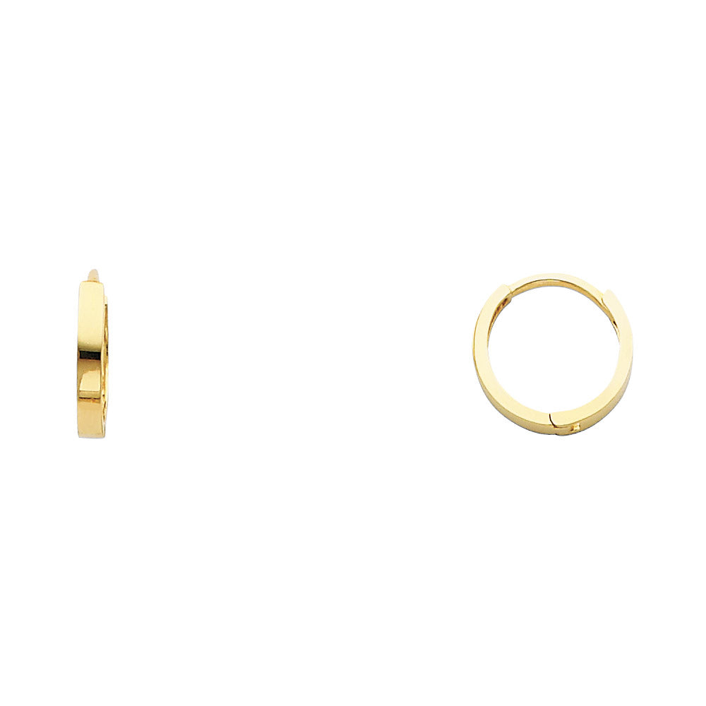 14K Gold Huggie Hoop Earrings – Small Huggies