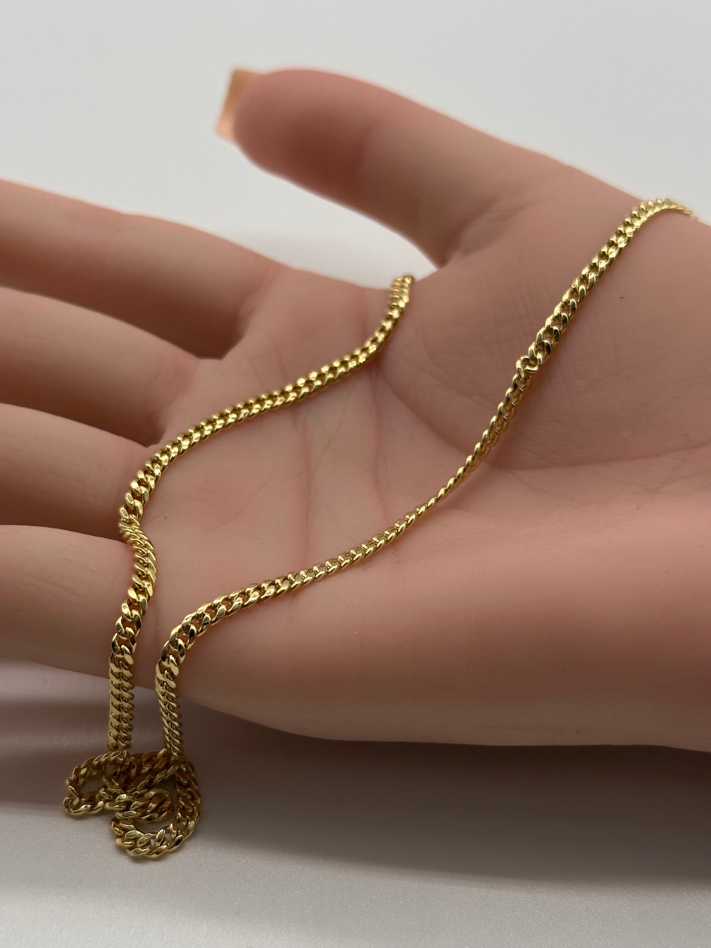 14K Yellow Gold Miami Cuban Chain - 3mm Hollow Style