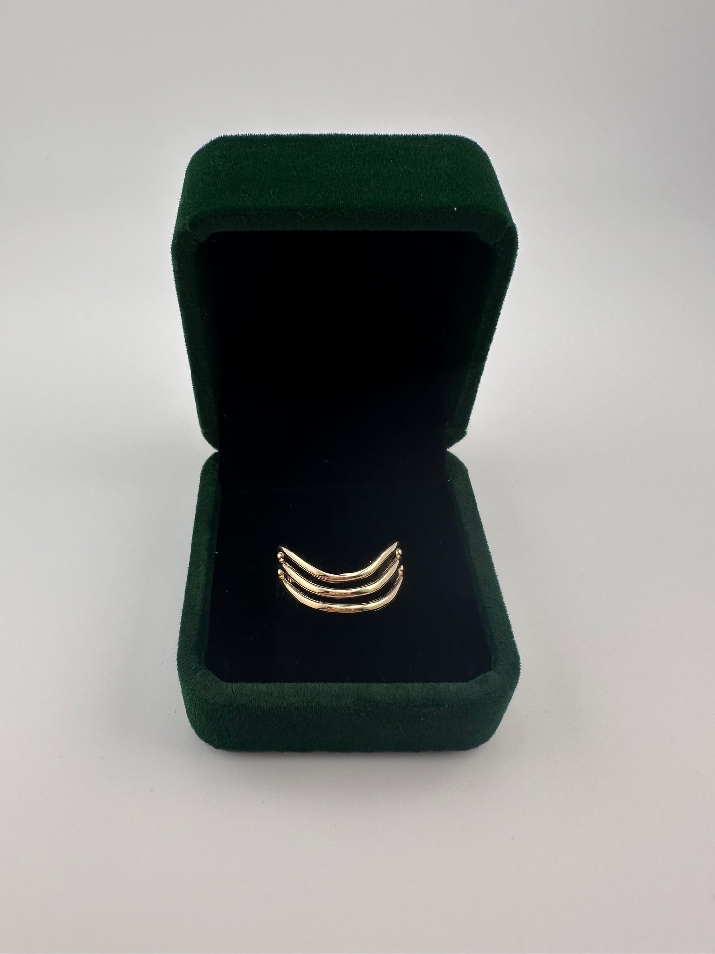 14k Solid Gold Thumb Ring – Size 7