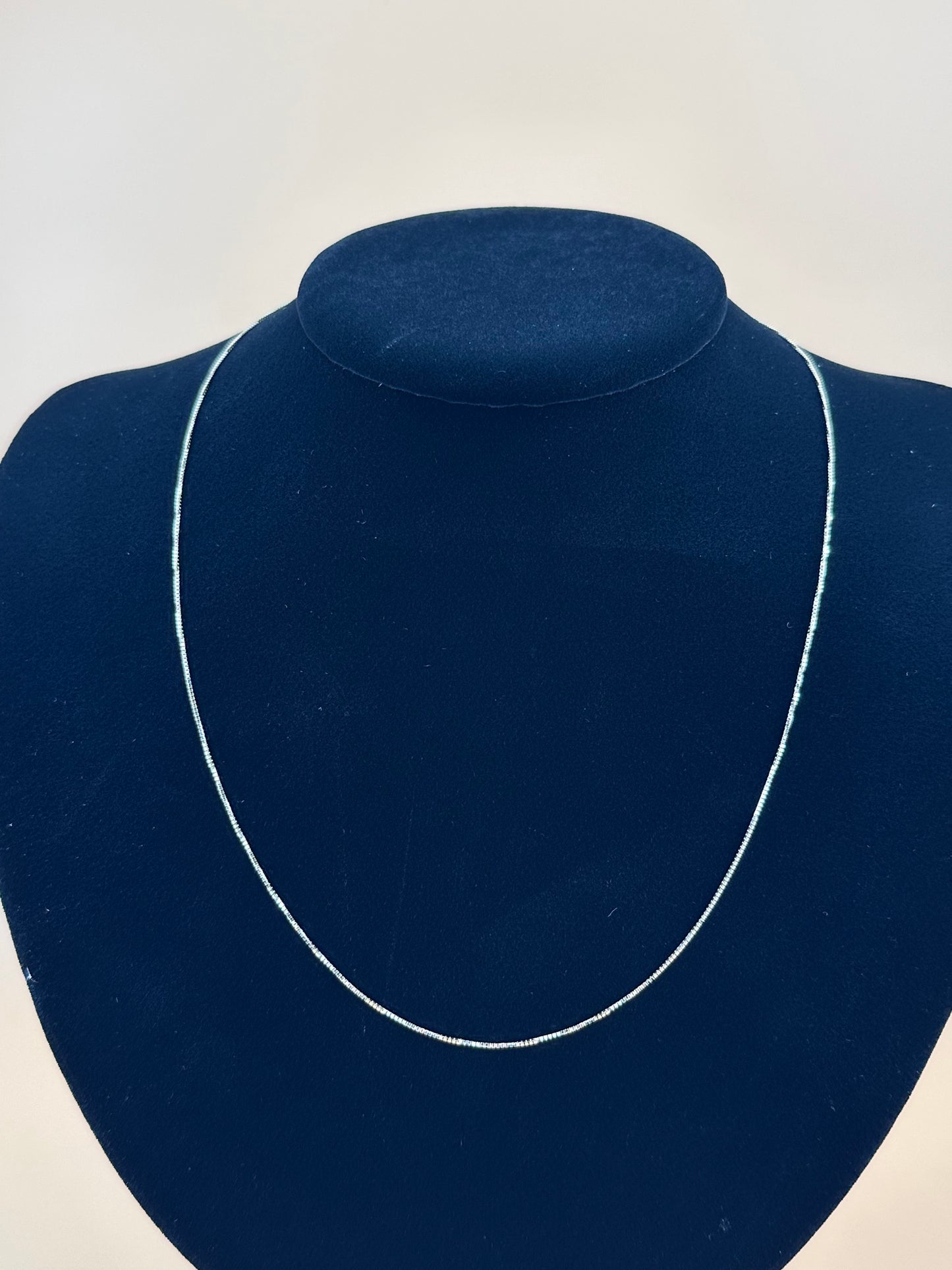 14K Gold Box Chain Necklace – 0.6mm Solid Yellow Gold Chain for Women & Men
