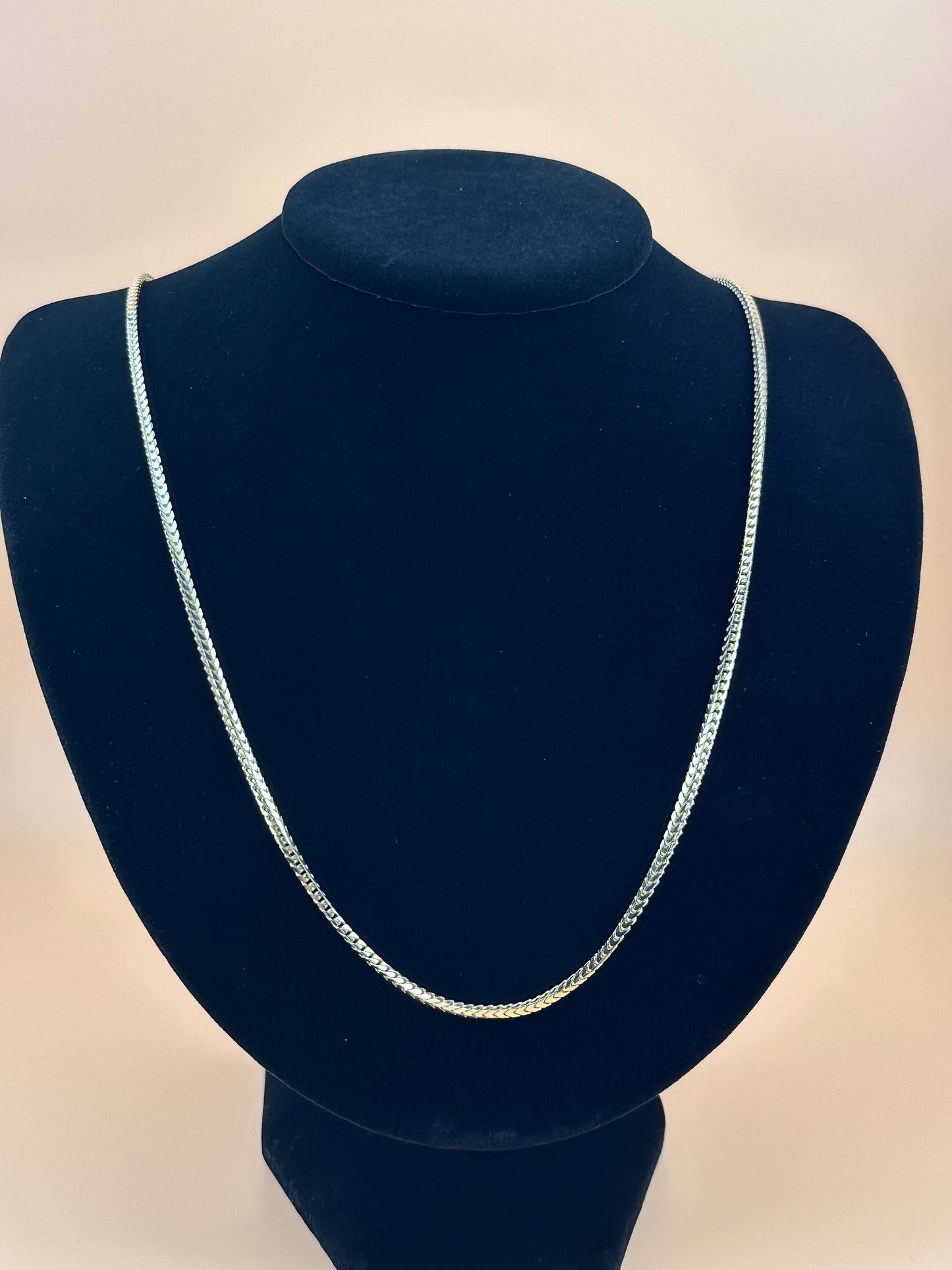 14K Solid Gold Franco Chain – 2.2mm – Men’s & Women’s Gold Chain