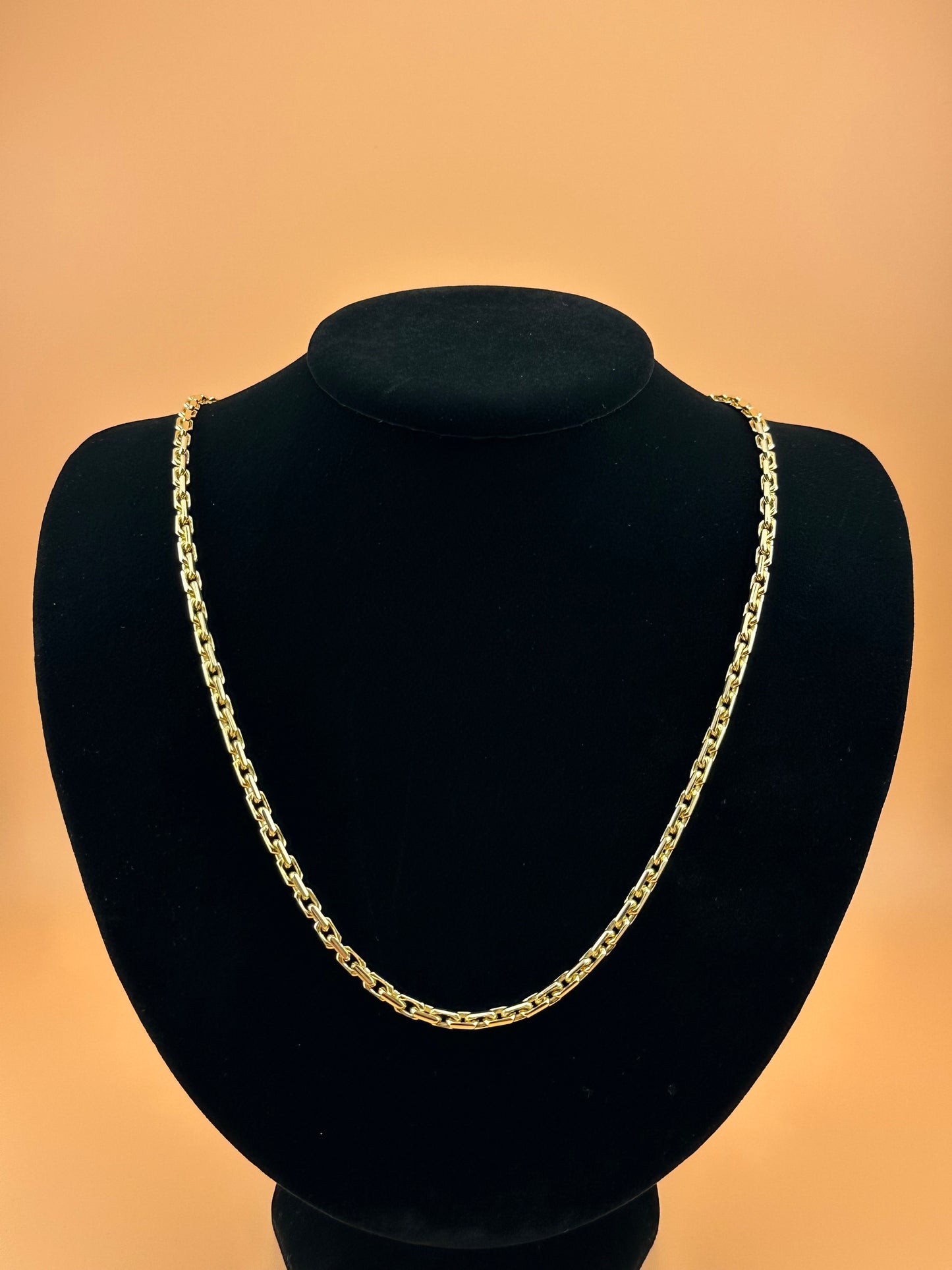 14K Solid Gold Fancy Link Chain – 3.5mm – Men’s & Women’s Gold Chain (8.5"–26")