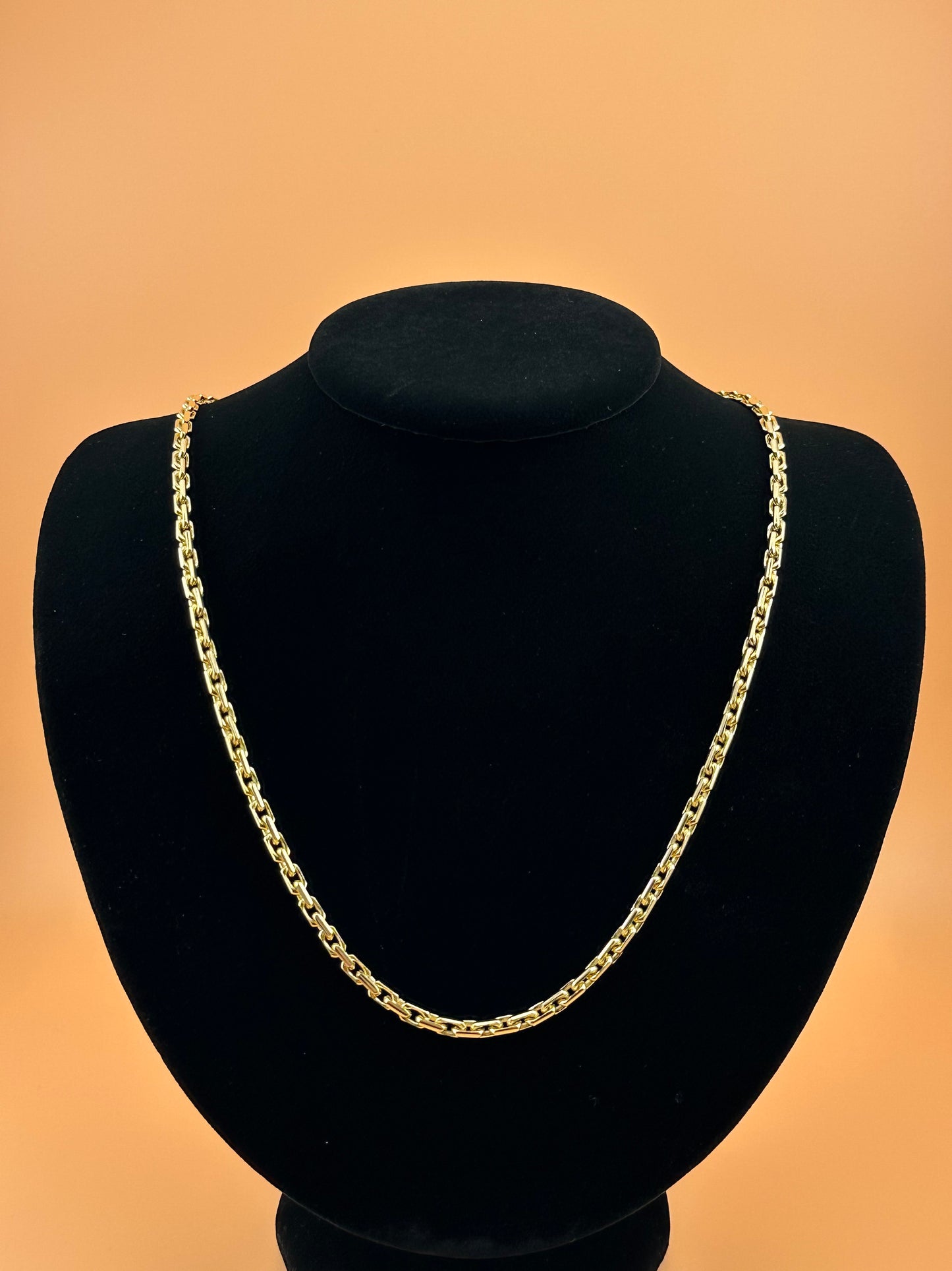 14K Solid Gold Fancy Link Chain – 3.5mm – Men’s & Women’s Gold Chain (8.5"–26")