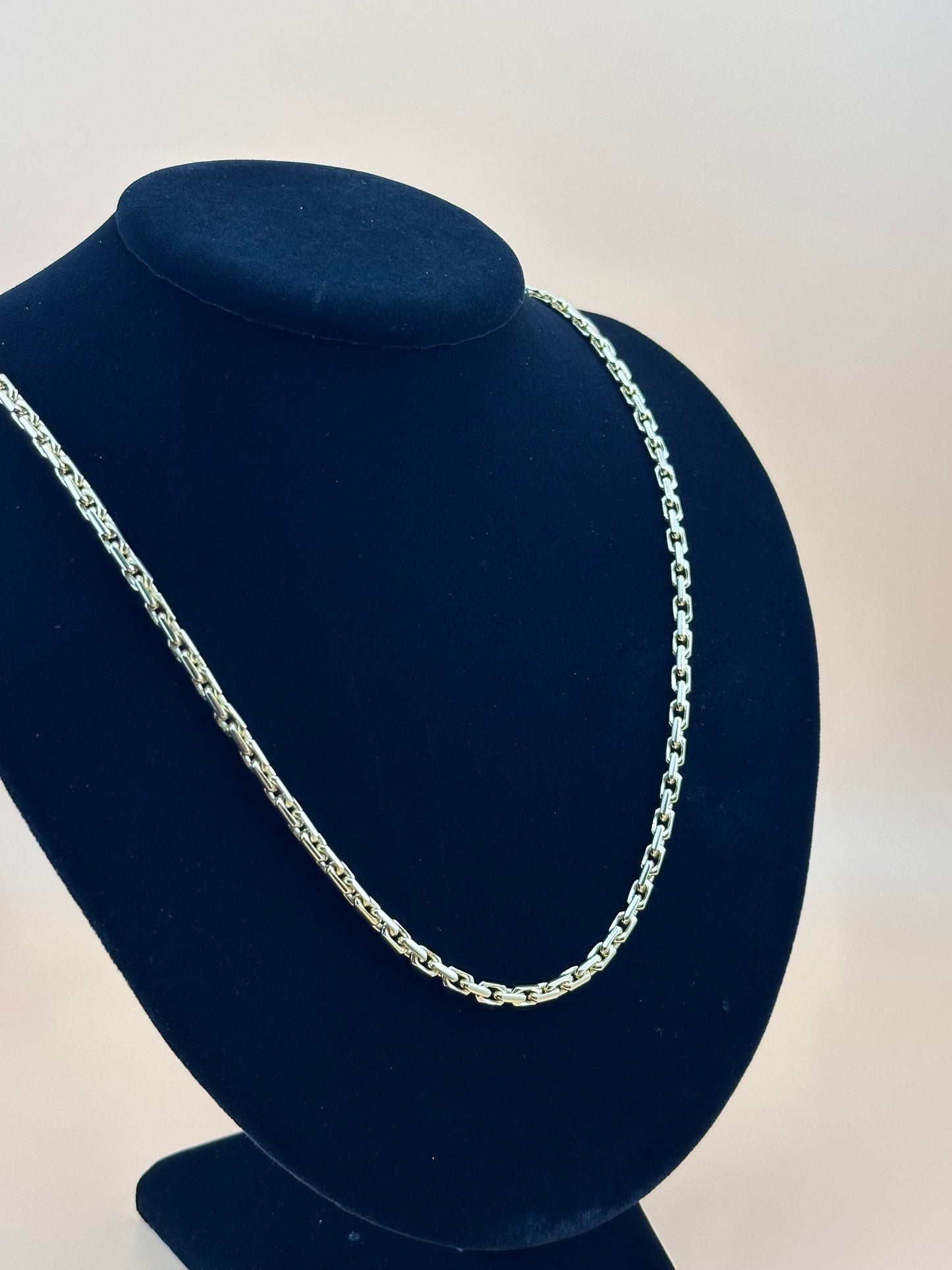 14K Solid Gold Fancy Link Chain – 3.5mm – Men’s & Women’s Gold Chain (8.5"–26")