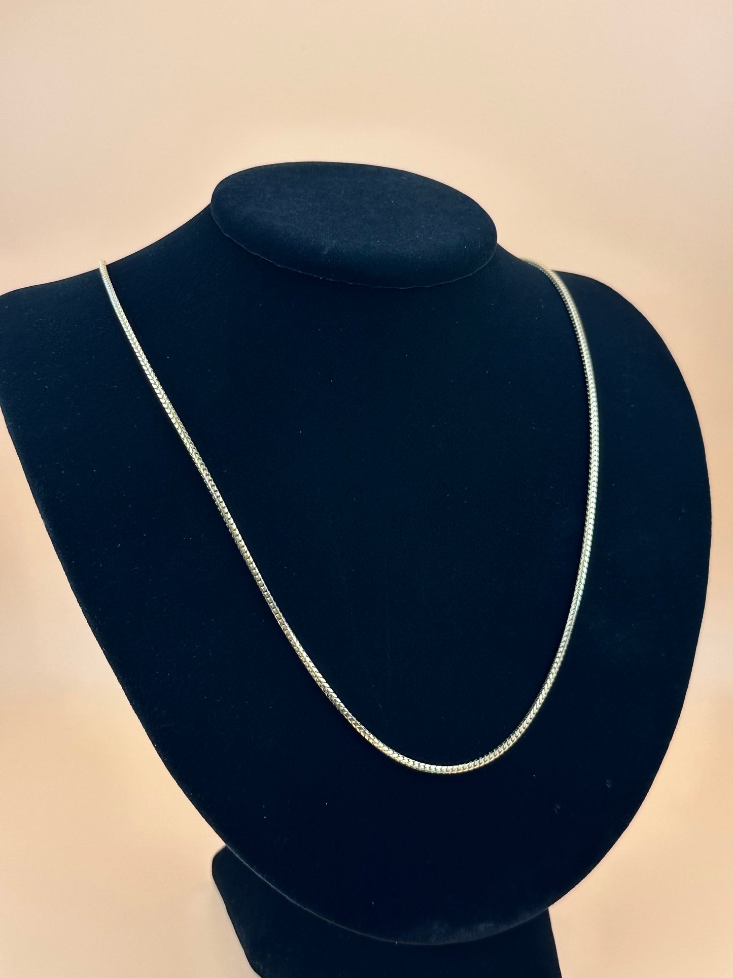 14K Solid Gold Franco Chain – 1.6mm Round Link Necklace & Bracelet