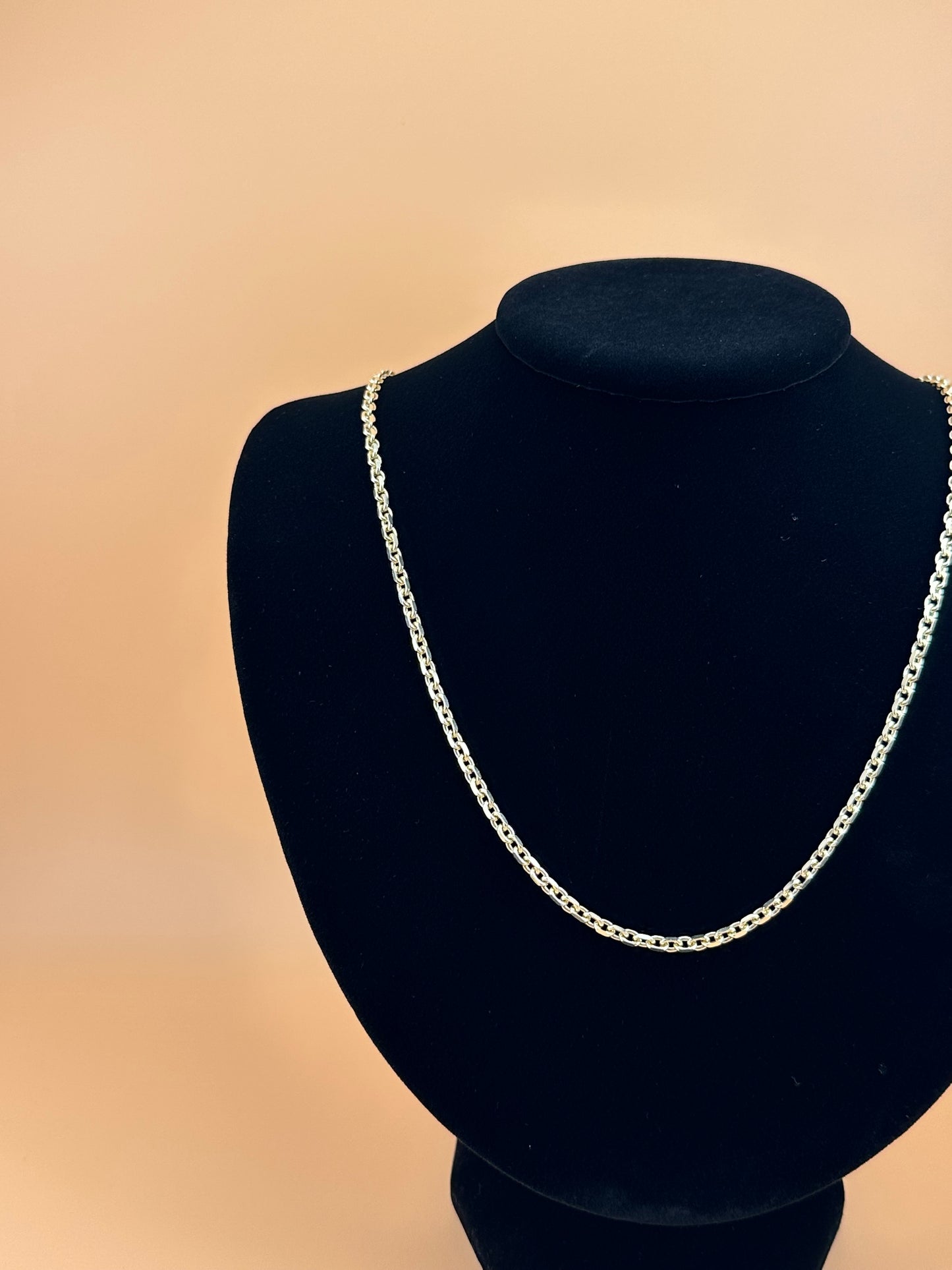 14K Solid Gold Fancy Chain – 2.9mm Real Gold Necklace & Bracelet