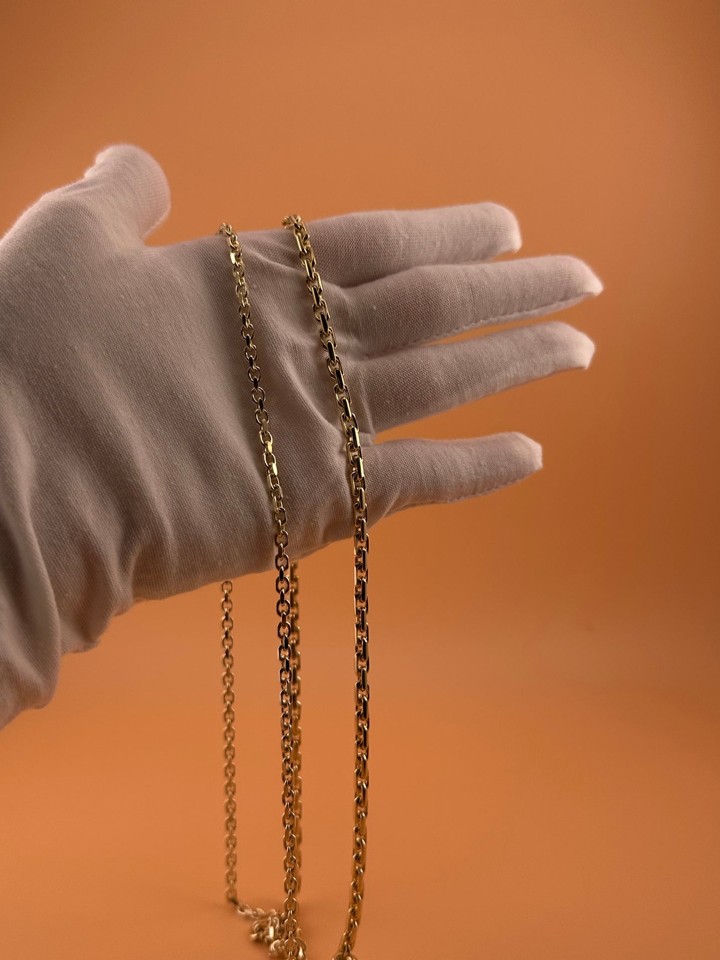 14K Solid Gold Fancy Chain – 2.9mm Real Gold Necklace & Bracelet