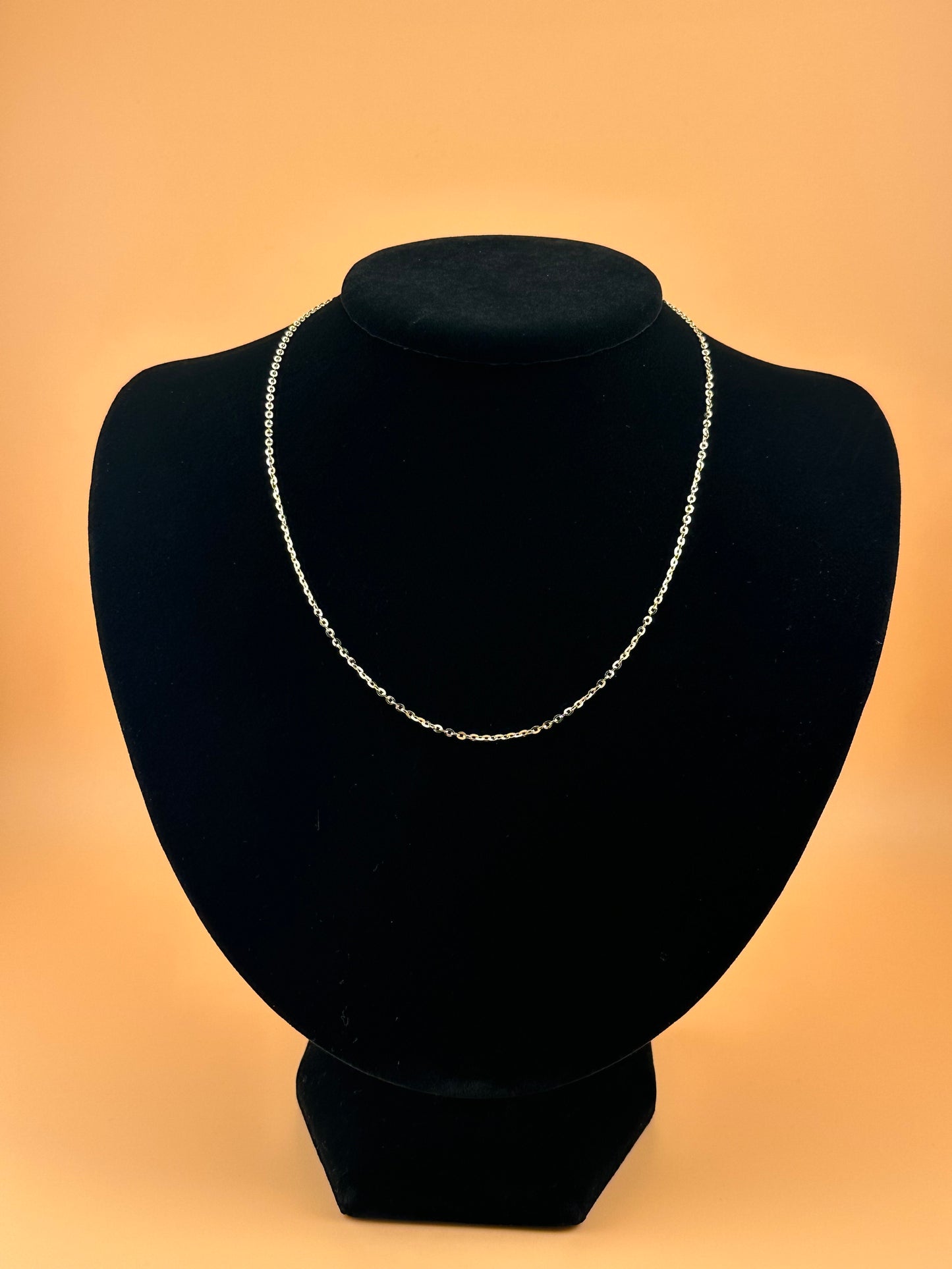 14K Gold DC Rolo Cable Chain Necklace – 1.6mm