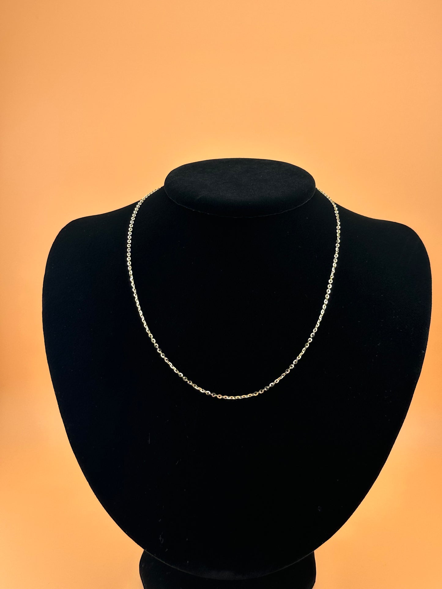 14K Gold DC Rolo Cable Chain Necklace – 1.6mm