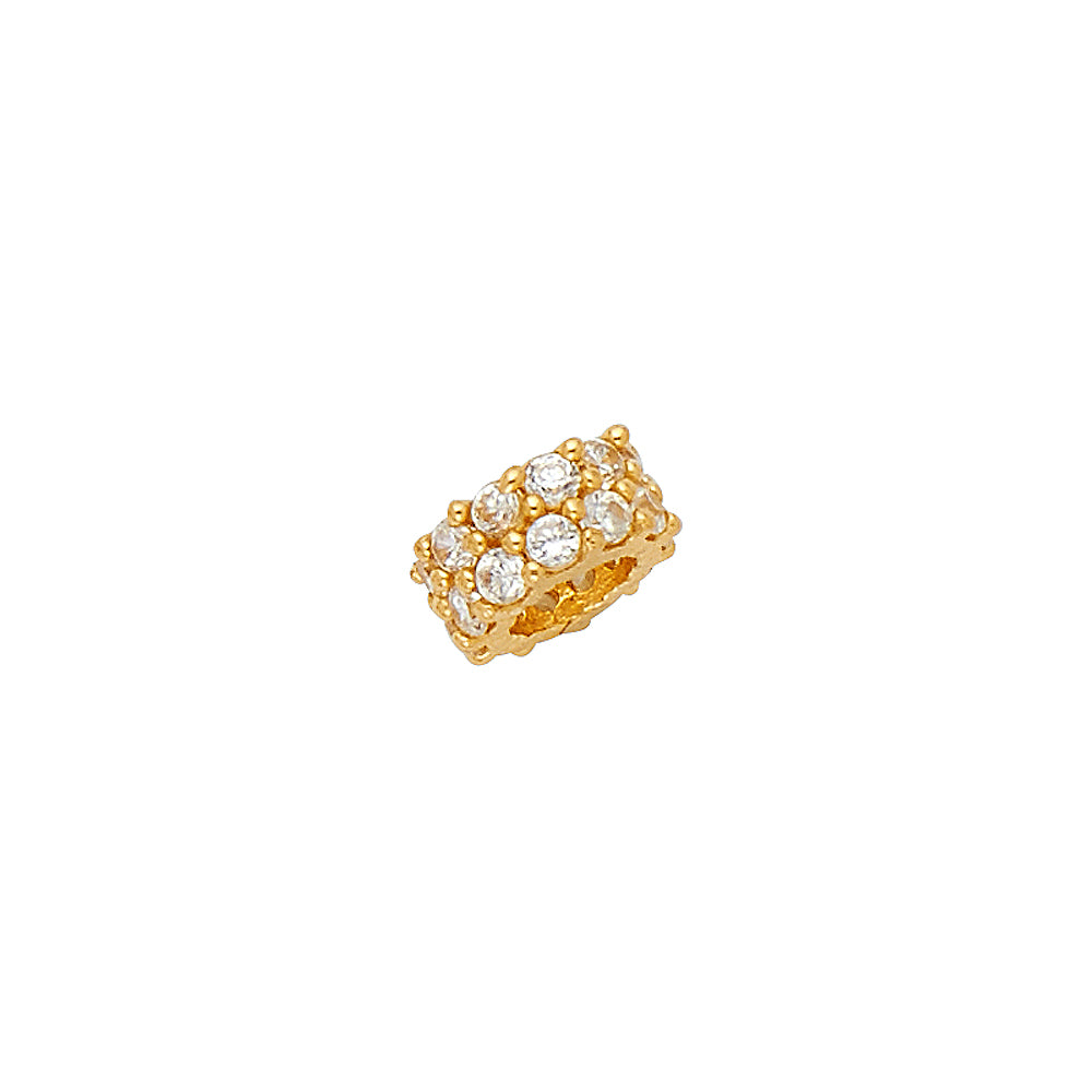 14K Yellow Gold CZ Tiny Pendant