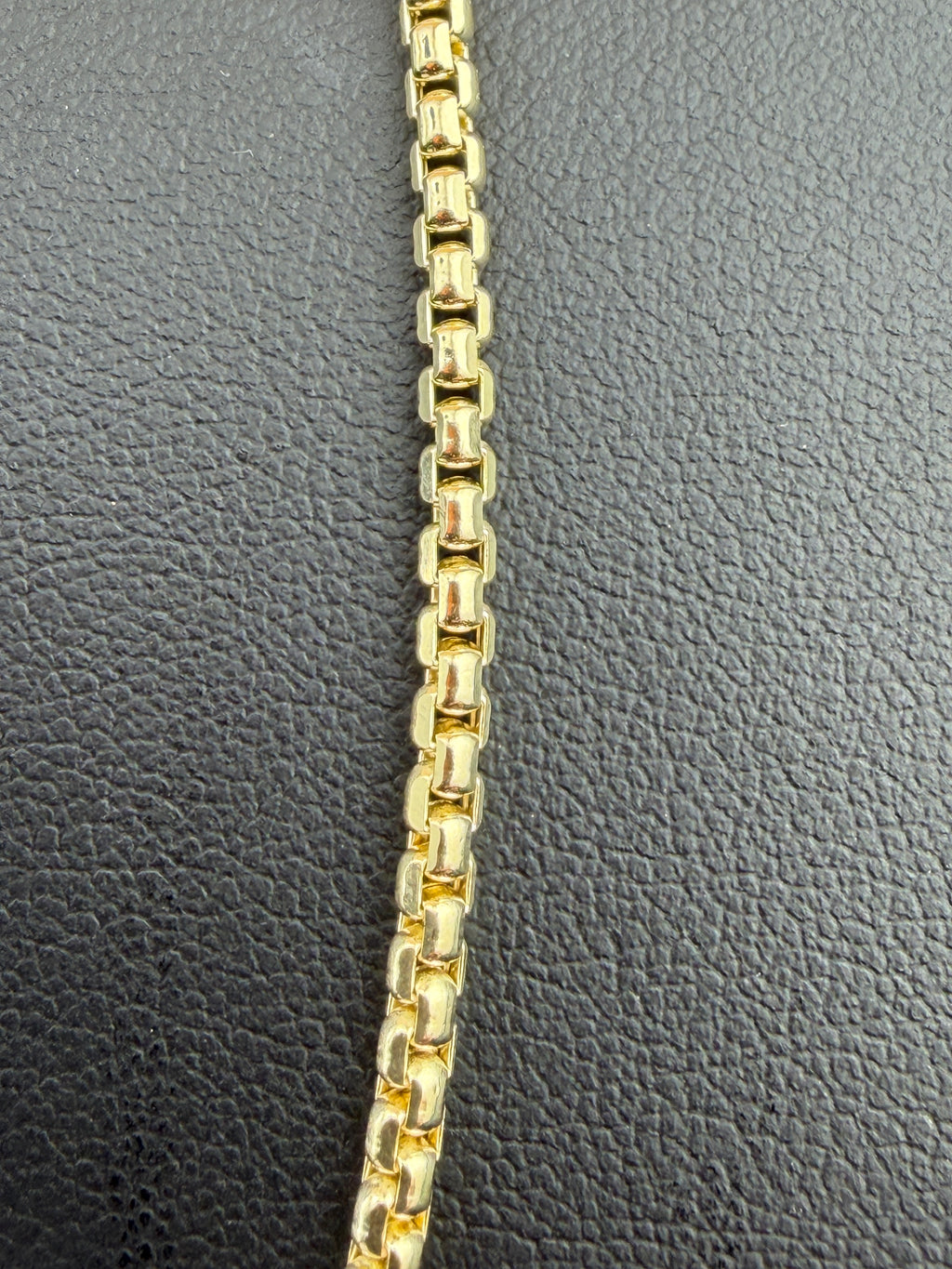 14K Yellow Gold 2.7mm Hollow Round Box Chain – Real Solid Gold Lightweight