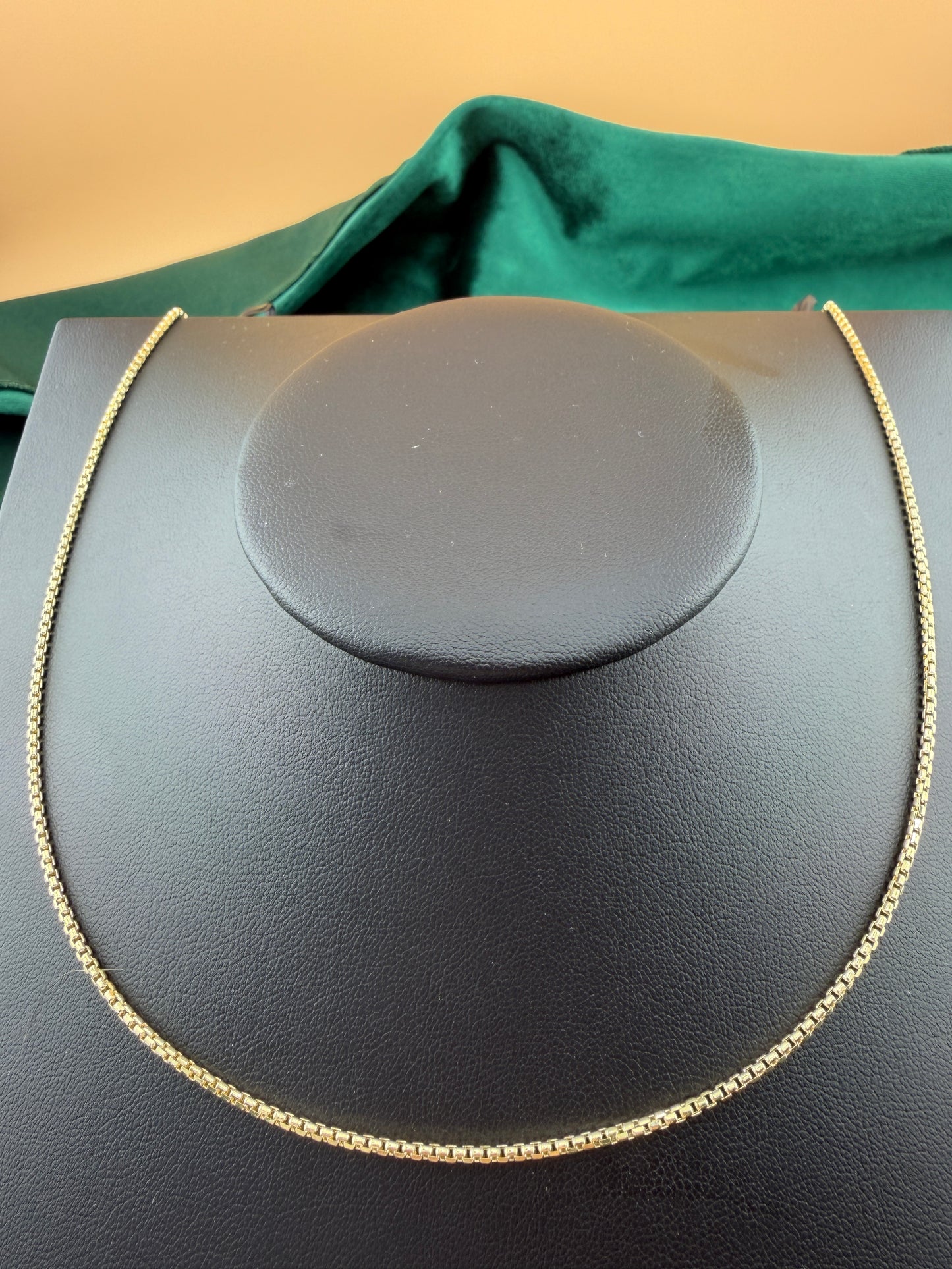 14K Yellow Gold 2.2mm Solid Miami Cuban Chain