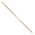 14K Yellow Gold Men's & Link Bracelet - AB143