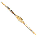 14K Yellow Gold 15 Años & Lucky Bracelet - AB329