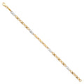 14K Yellow Gold Assorted Fancy Bracelet - AB668