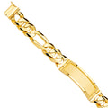 14K Yellow Gold Men's & Link Bracelet - AB738