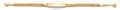 14K Yellow Gold Baby ID Bracelet - AB909