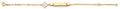 14K Yellow Gold Baby ID Bracelet - AB926