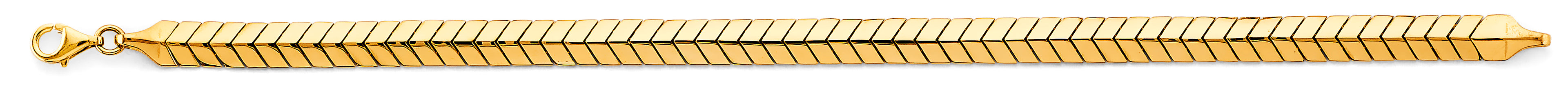 14K Yellow Gold Assorted Fancy Bracelet - AB1071