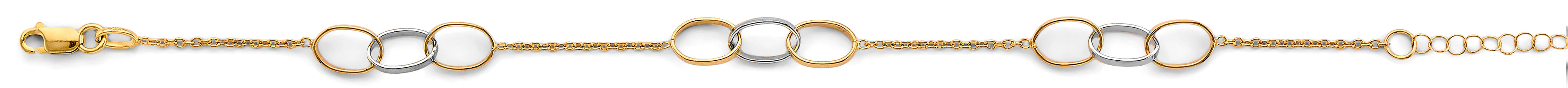 14K Yellow Gold Light Necklace & Bracelet - AB1083