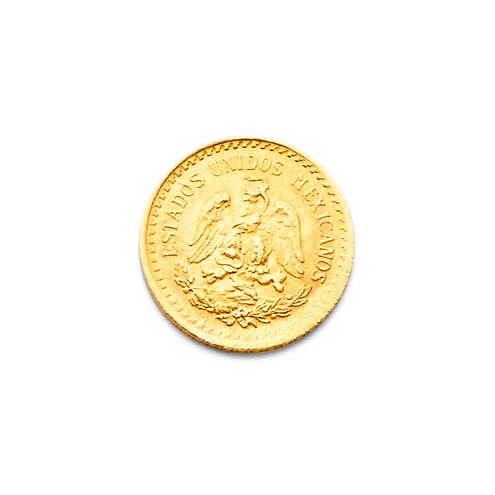 Solid Gold Mexican Coin Pendant – 50 Peso, 10 Peso, 5 Peso, 2.5 Peso, 2 Peso