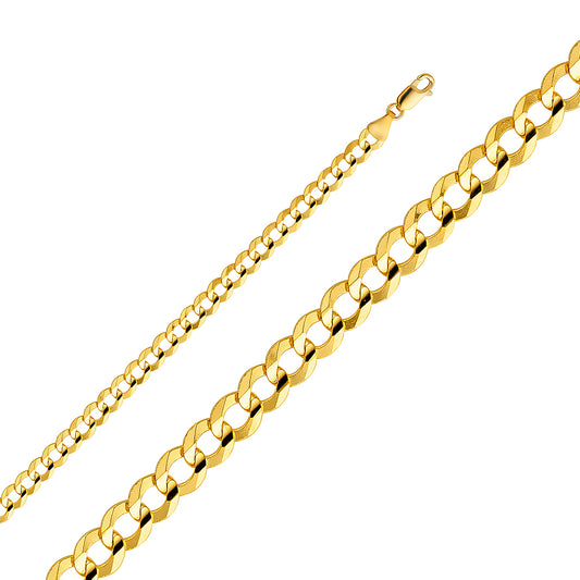 14K Yellow Gold Cuban Chain