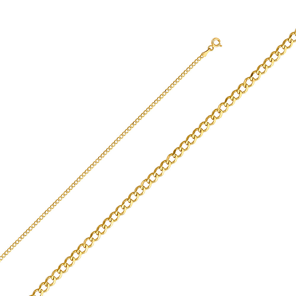14K Yellow Gold Cuban Chain