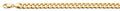 14K Yellow Gold Hollow Bevelled Curb 8.9mm Chain - CH-0660