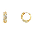 14K Yellow Gold Huggies Earring - ER272