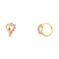 14K Yellow Gold Huggies Earring - ER299