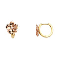 14K Yellow Gold Huggies Earring - ER641