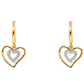 14K Yellow Gold Hanging Earring - ER782