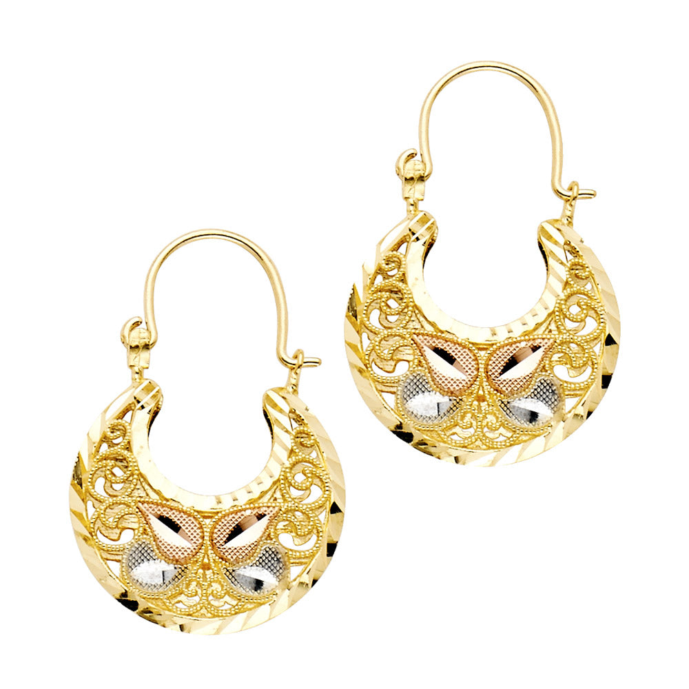 14K Yellow Gold Assorted Earring - ER1001