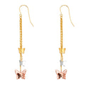 14K Yellow Gold Hanging Earring - ER1569