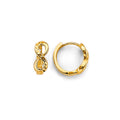 14K Yellow Gold Huggies Earring - ER1865
