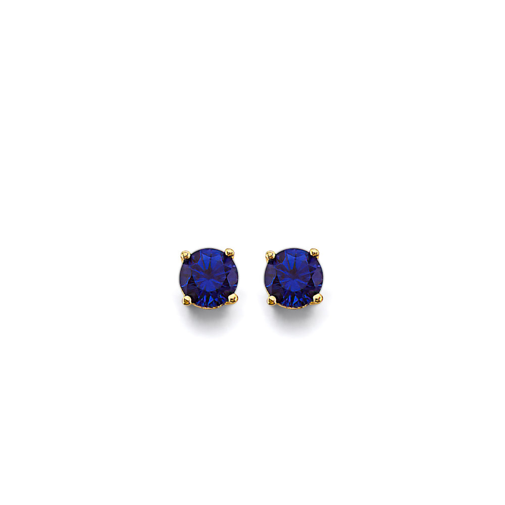 14K Yellow Gold Monthly & Zodiac Jewelry - ER1965 - Image 9