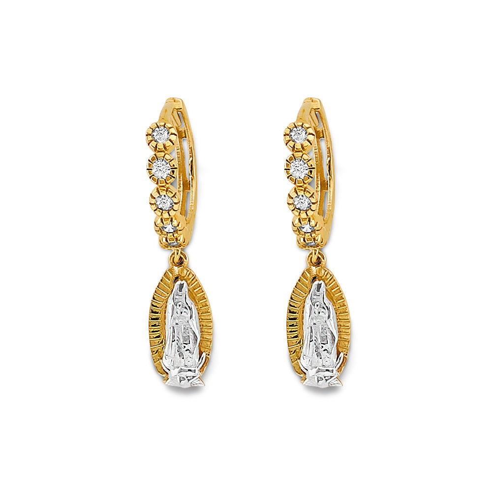 14K Yellow Gold Hanging Earring - ER2180