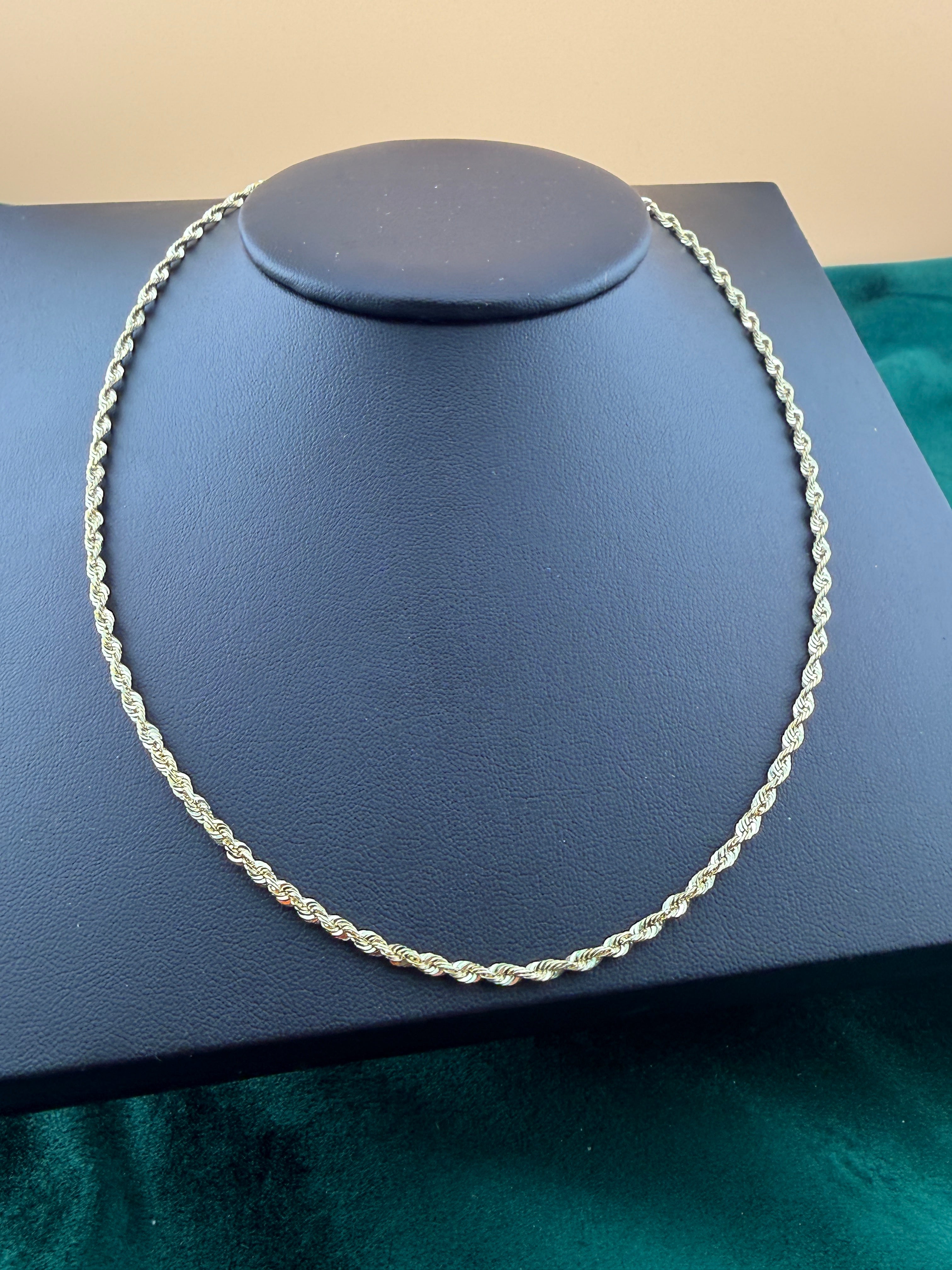 Solid Super Light Rope Necklace 2.88mm