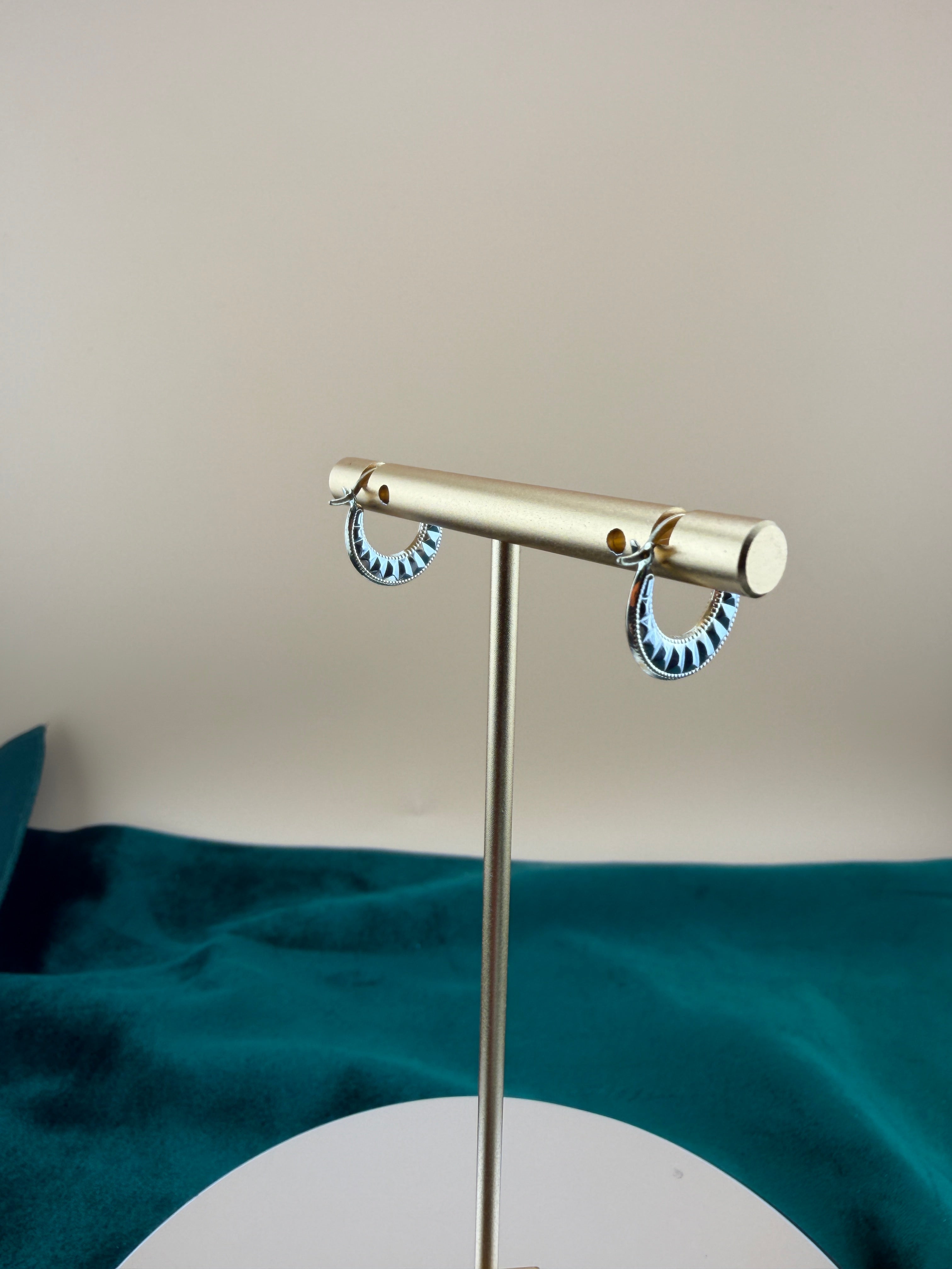 Fancy Hoop Earrings