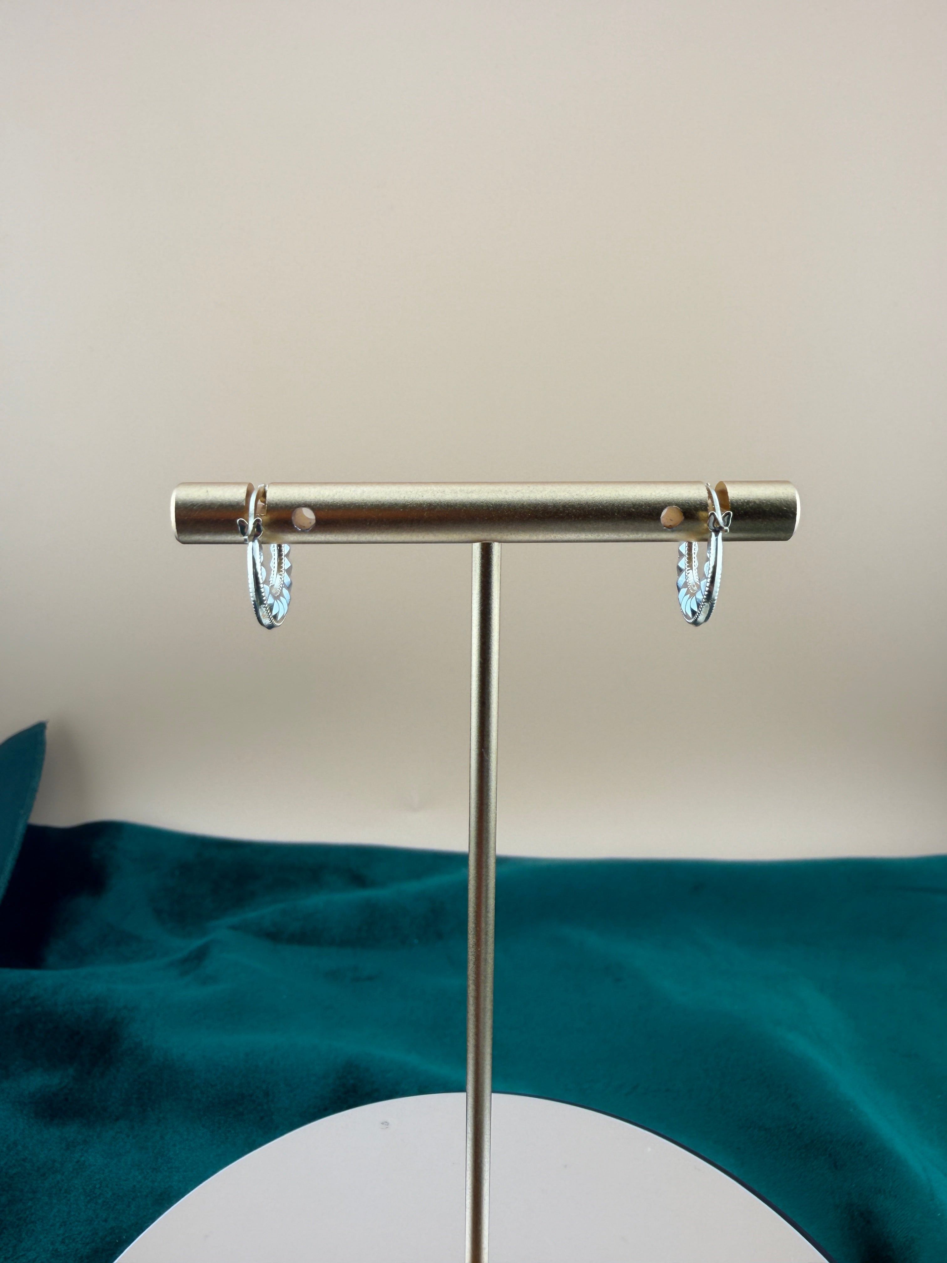 Fancy Hoop Earrings