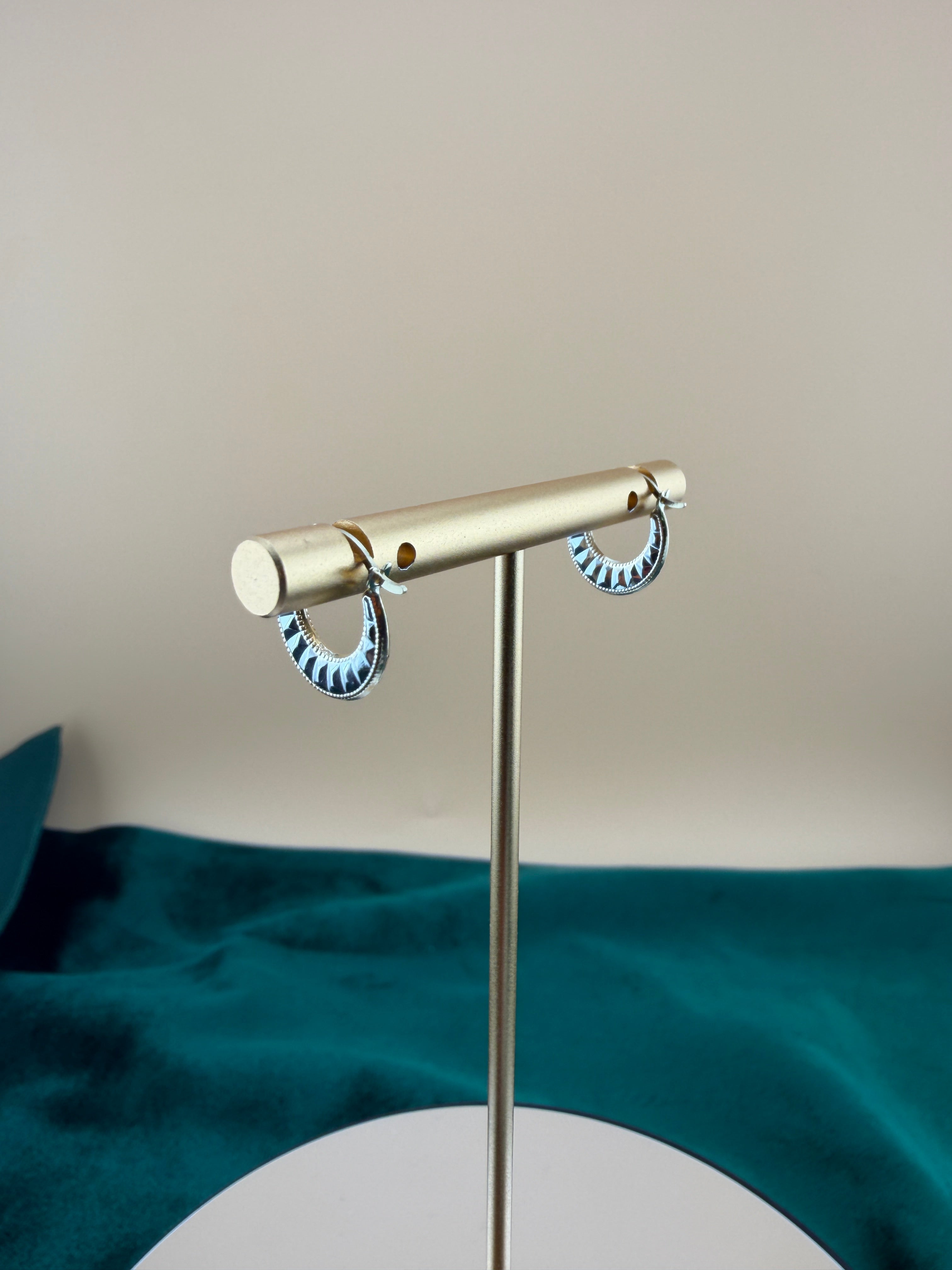 Fancy Hoop Earrings