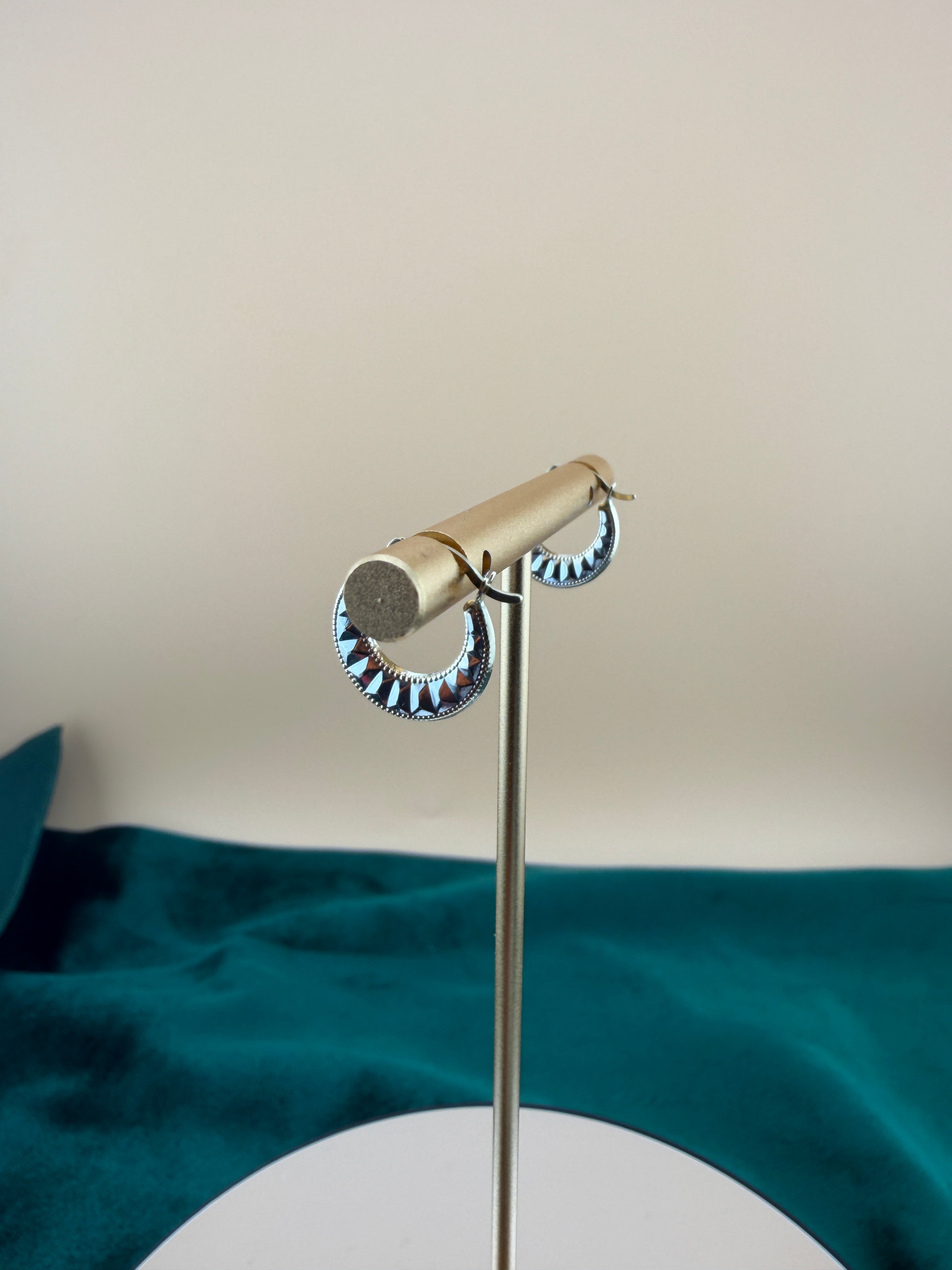 Fancy Hoop Earrings