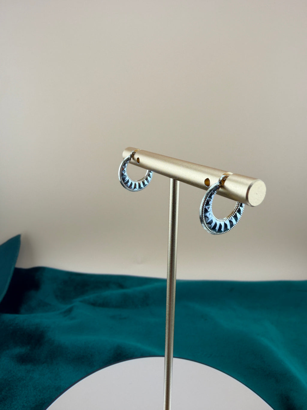 Fancy Hoop Earrings