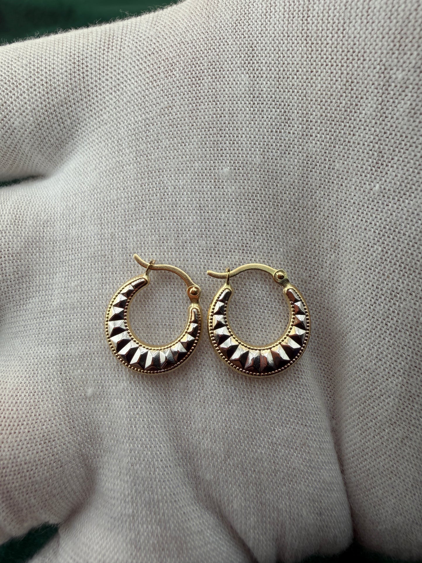 Fancy Hoop Earrings
