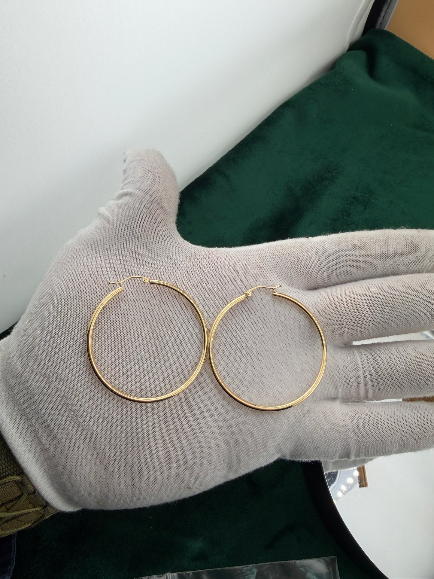 Gold Hoop Earrings