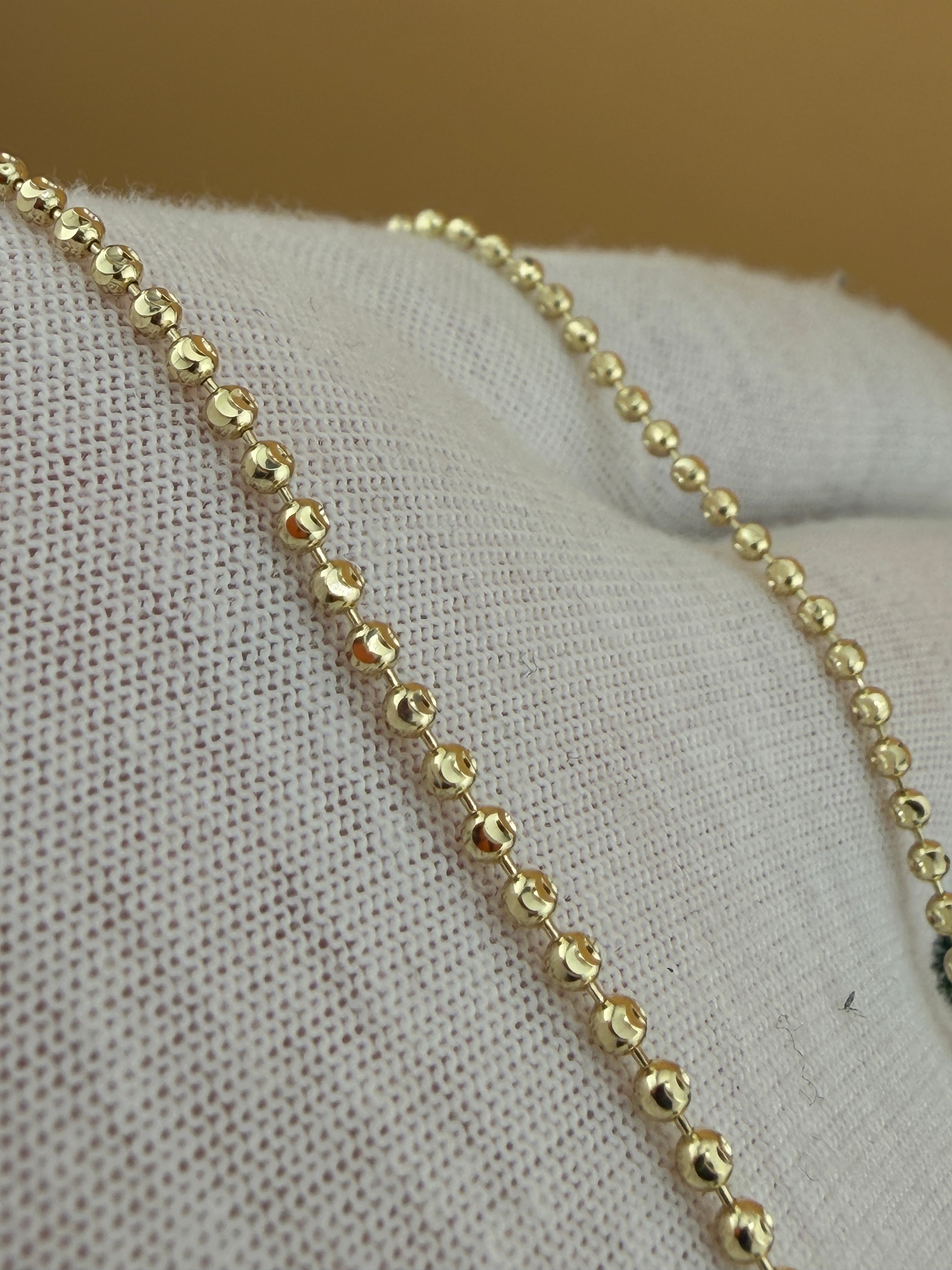 Moon Cut Ball Chain 2.mm
