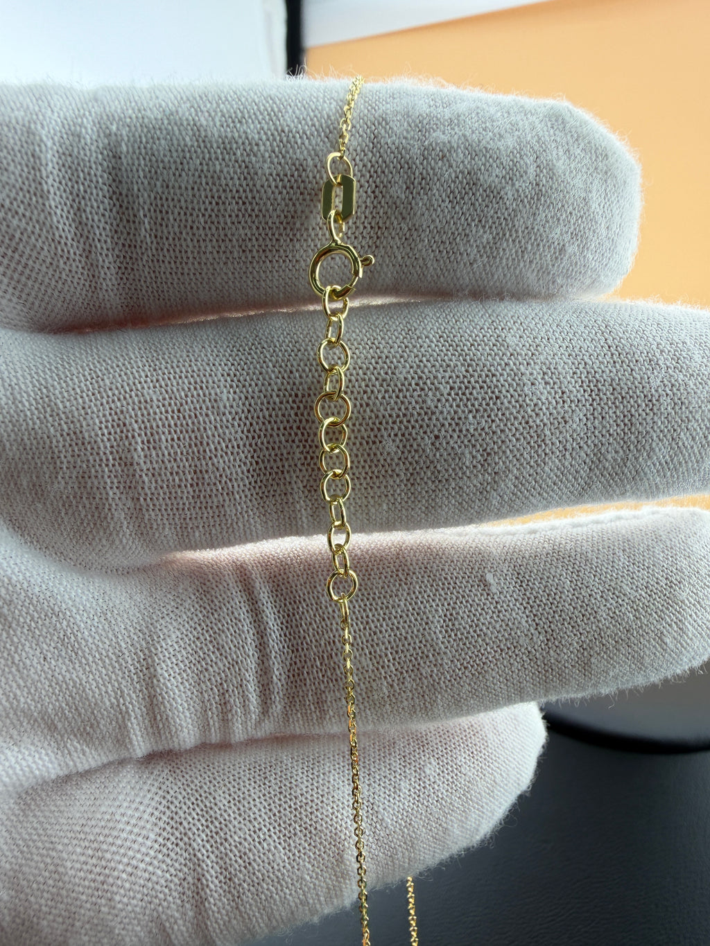 Hamsa Necklace with CZ