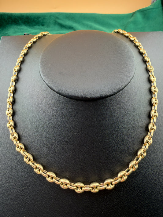 Puffy Link Chain Necklace