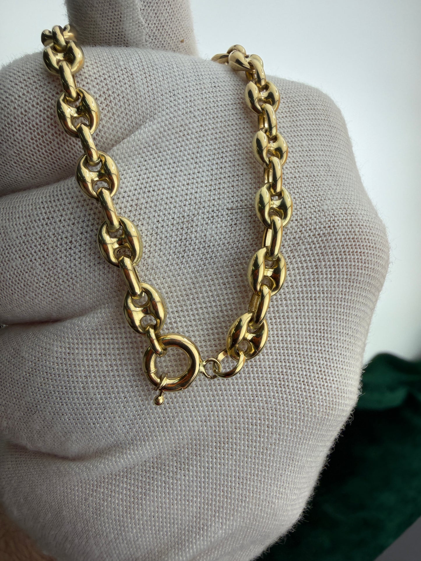 Puffy Link Chain Necklace