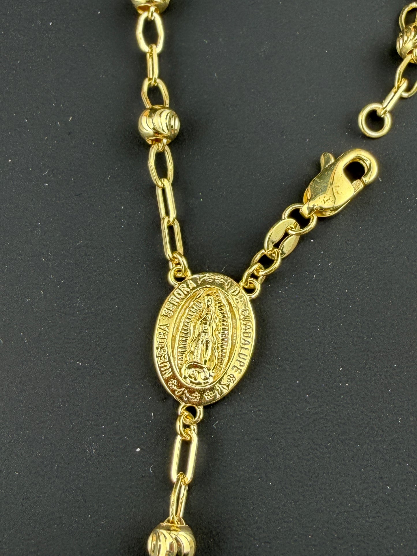 Rosary Cross Bracelet